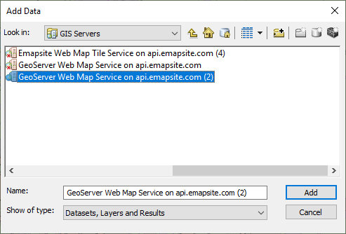 ArcMap auth