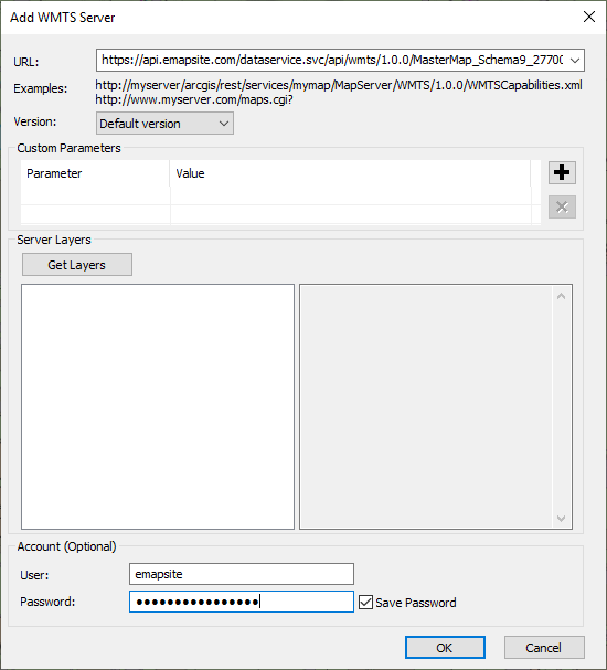 ArcMap auth